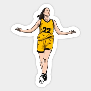 Shrug clark Sticker